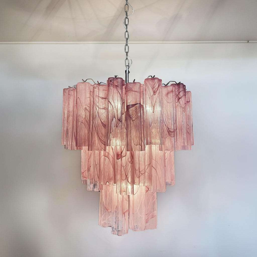 Riviko Venetian Alabaster Bloom Chandelier - Background Shot