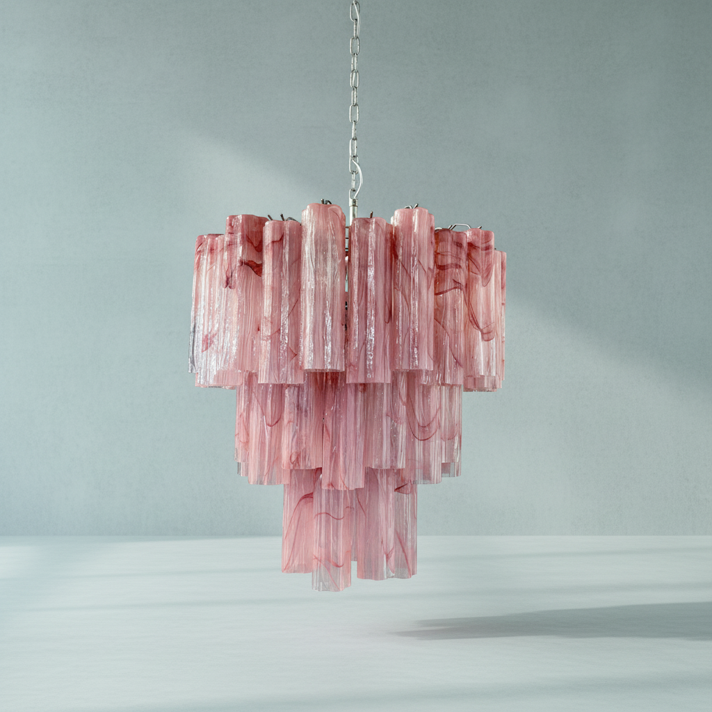 Riviko Venetian Alabaster Bloom Chandelier - Background Shot