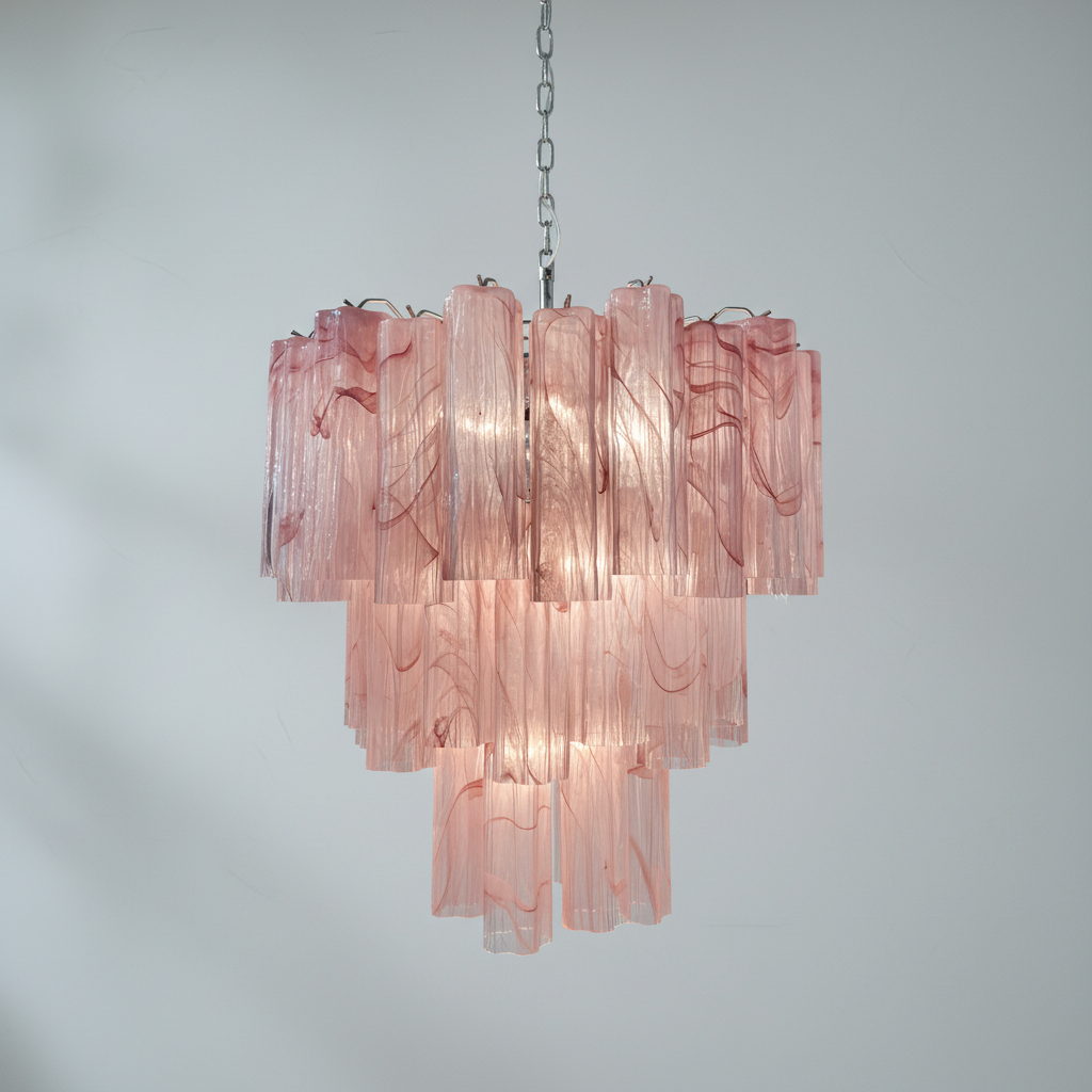 Riviko Venetian Alabaster Bloom Chandelier - Background Shot