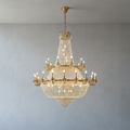 Riviko Grand Parisian Double-Layer Crystal Chandelier - Background Shot