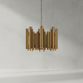 Riviko Aura Stainless Steel Chandelier - Background Shot