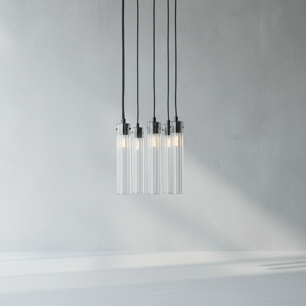 Riviko Aura Cascade Linear Chandelier - Background Shot