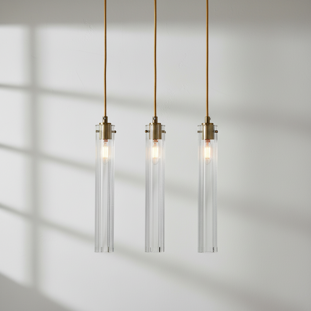 Riviko Aura Cascade Linear Chandelier - Background Shot