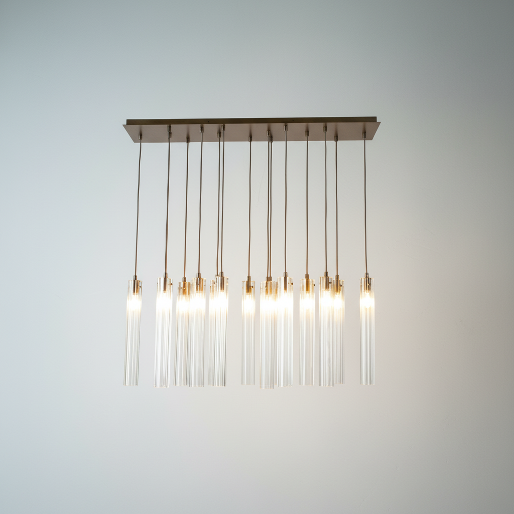 Riviko Eden Multi Spot Glass Chandelier - Studio Shot