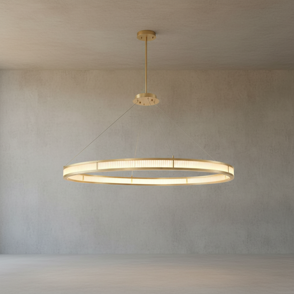 Riviko Deco Radiance Grand Chandelier - Background Shot