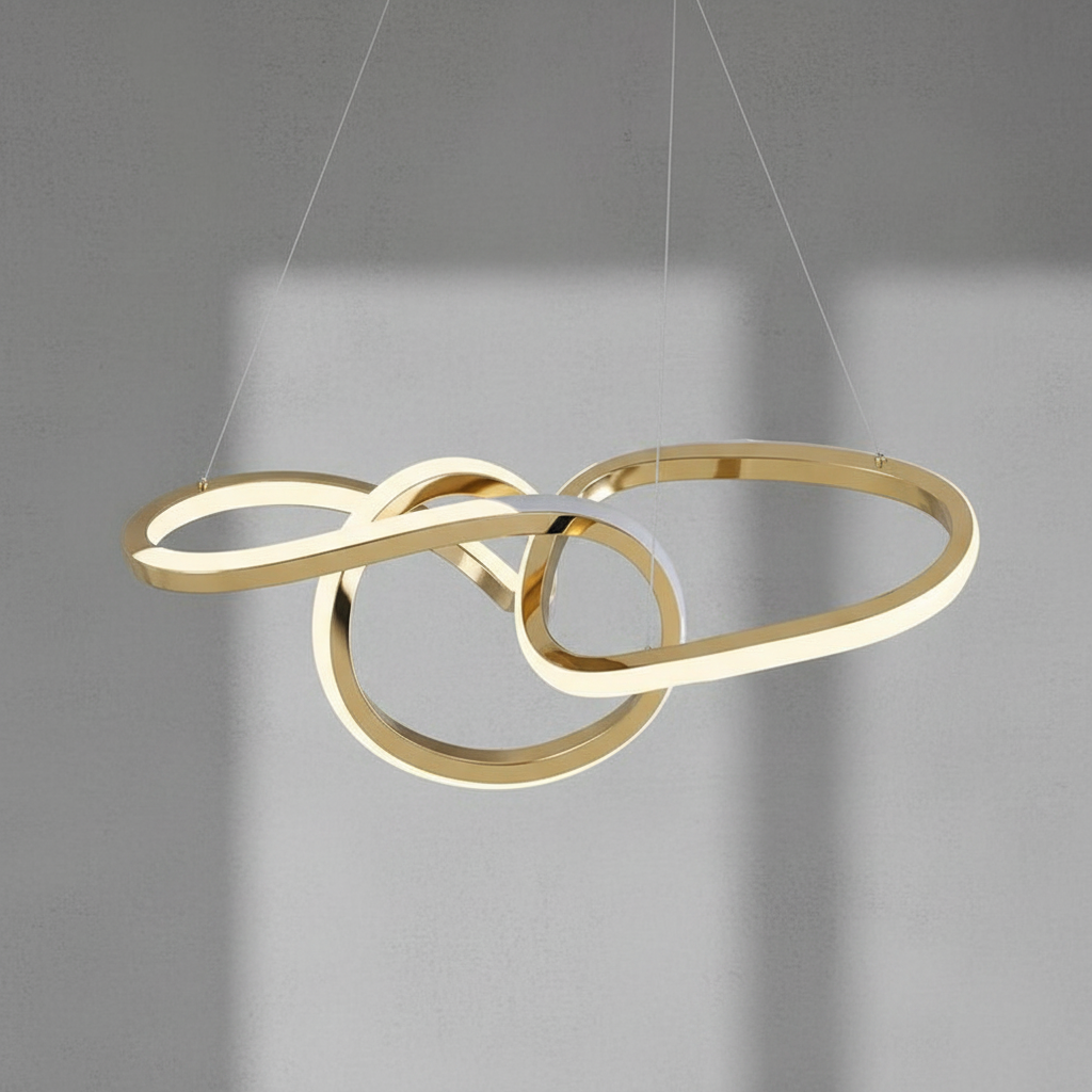 Riviko Cosmic Ring LED Chandelier - Background Shot