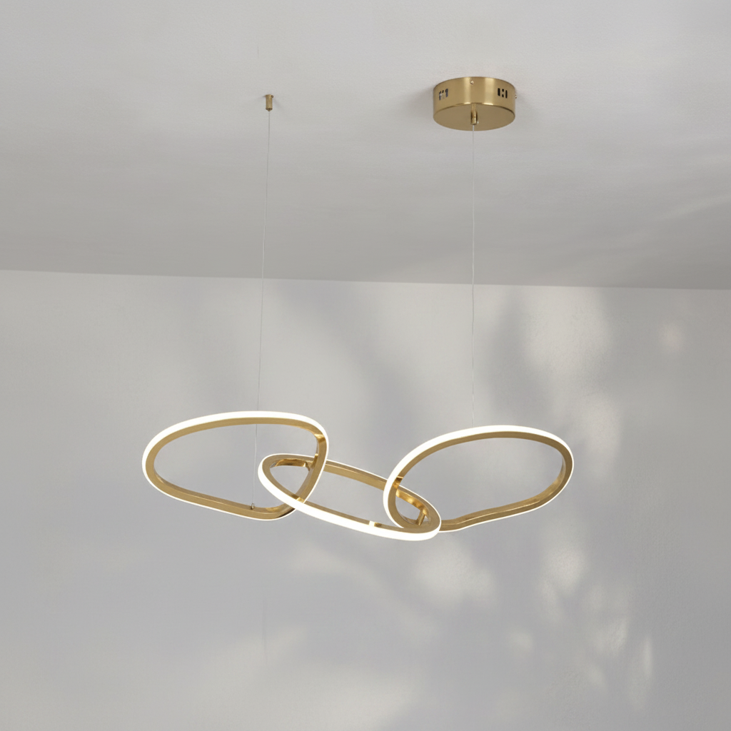 Riviko Cosmic Ring LED Chandelier - Background Shot