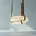 Riviko Alabaster Halo LED Chandelier - Background Shot
