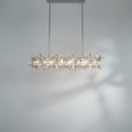 Riviko Art Irregular Block Collection Crystal Pendant Chandelier Suit for Living/Dining Room - Studio Shot