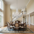 Riviko Heritage Bloom 25" Chandelier - Background Shot