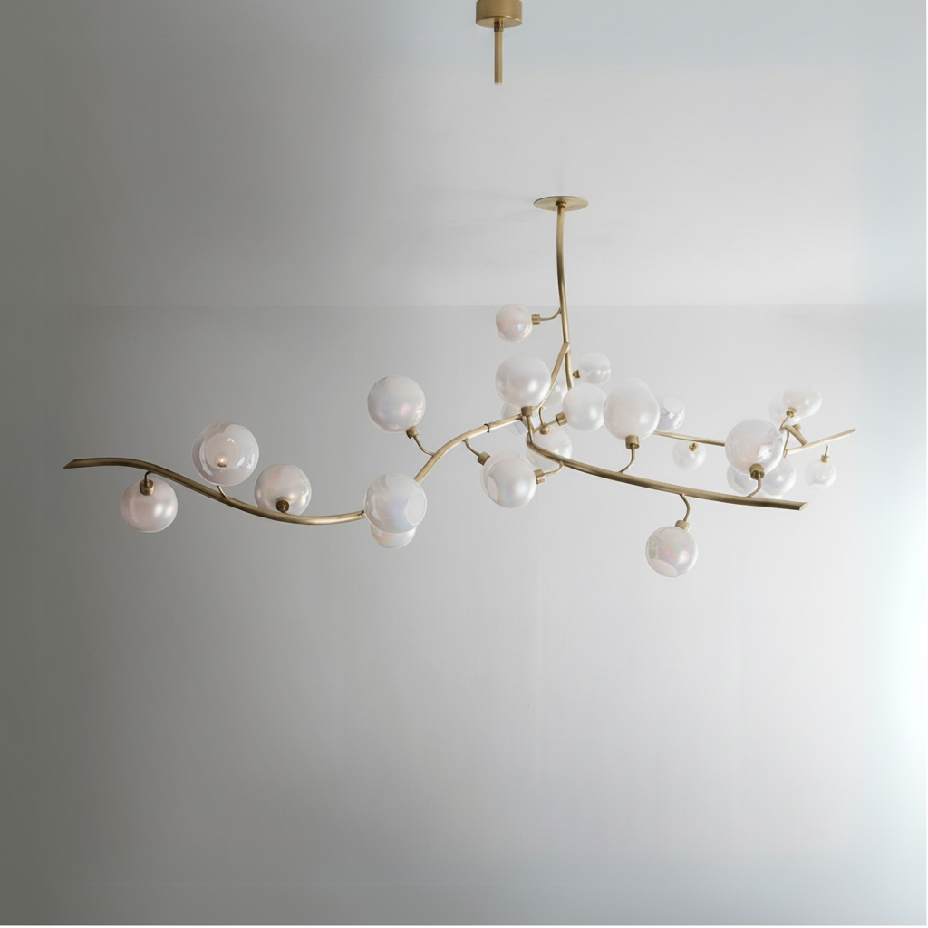 Riviko Aura Branch Glass Globe Chandelier - Background Shot