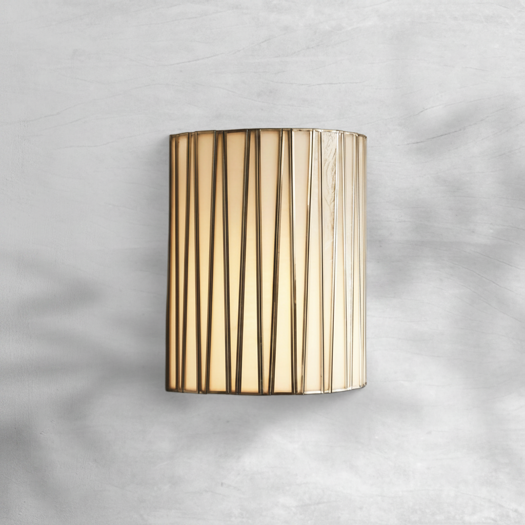 Riviko Aura Lumina Mid-Century Wall Sconce - Background Shot