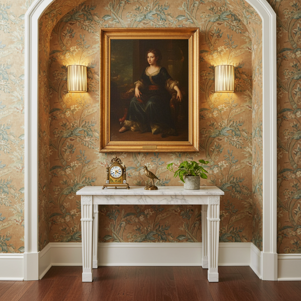 Riviko Aura Lumina Mid-Century Wall Sconce - sophisticated American hallway alcove