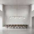 Riviko Veridian Linear Chandelier - Background Shot