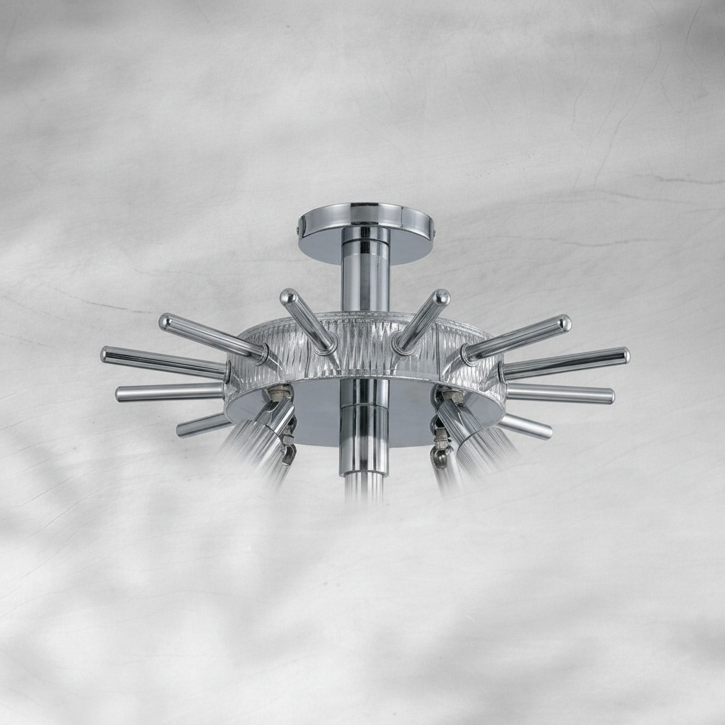 Riviko Majestic Radiance Round Extra Large Chandelier - Background Shot