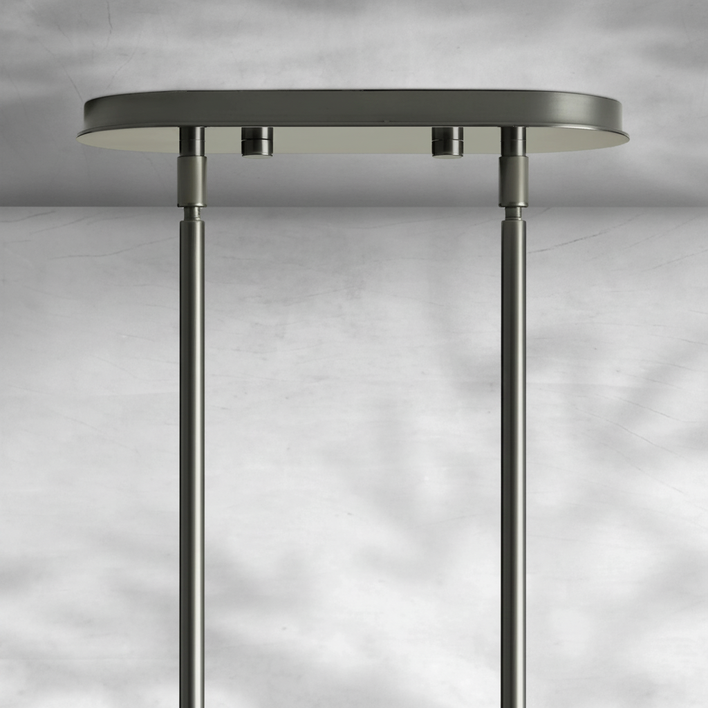 Riviko Radiant Orb Linear Chandelier - Background Shot