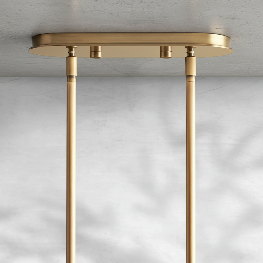 Riviko Radiant Orb Linear Chandelier - Background Shot