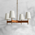 Riviko Artisan Cross 4-Light Chandelier - Background Shot