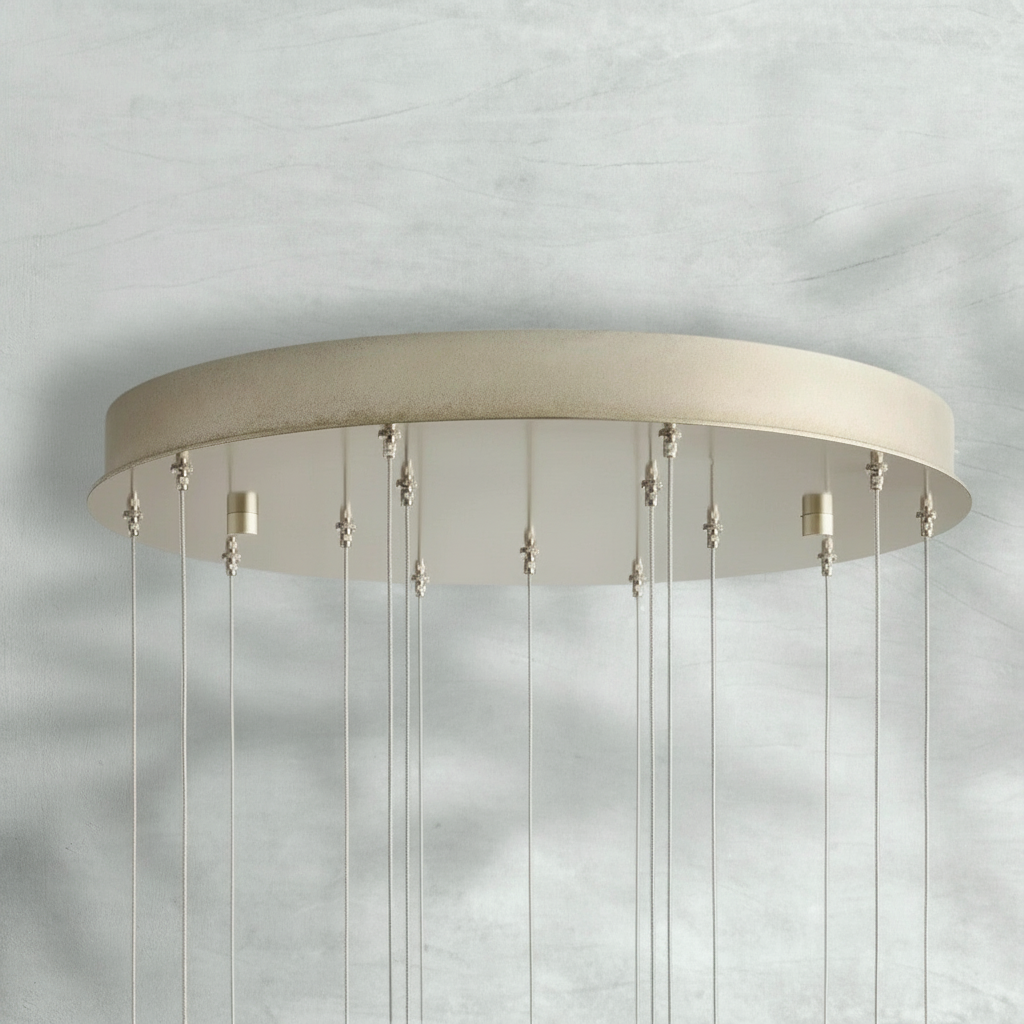 Riviko Celestial Cascade Round Chandelier - Background Shot