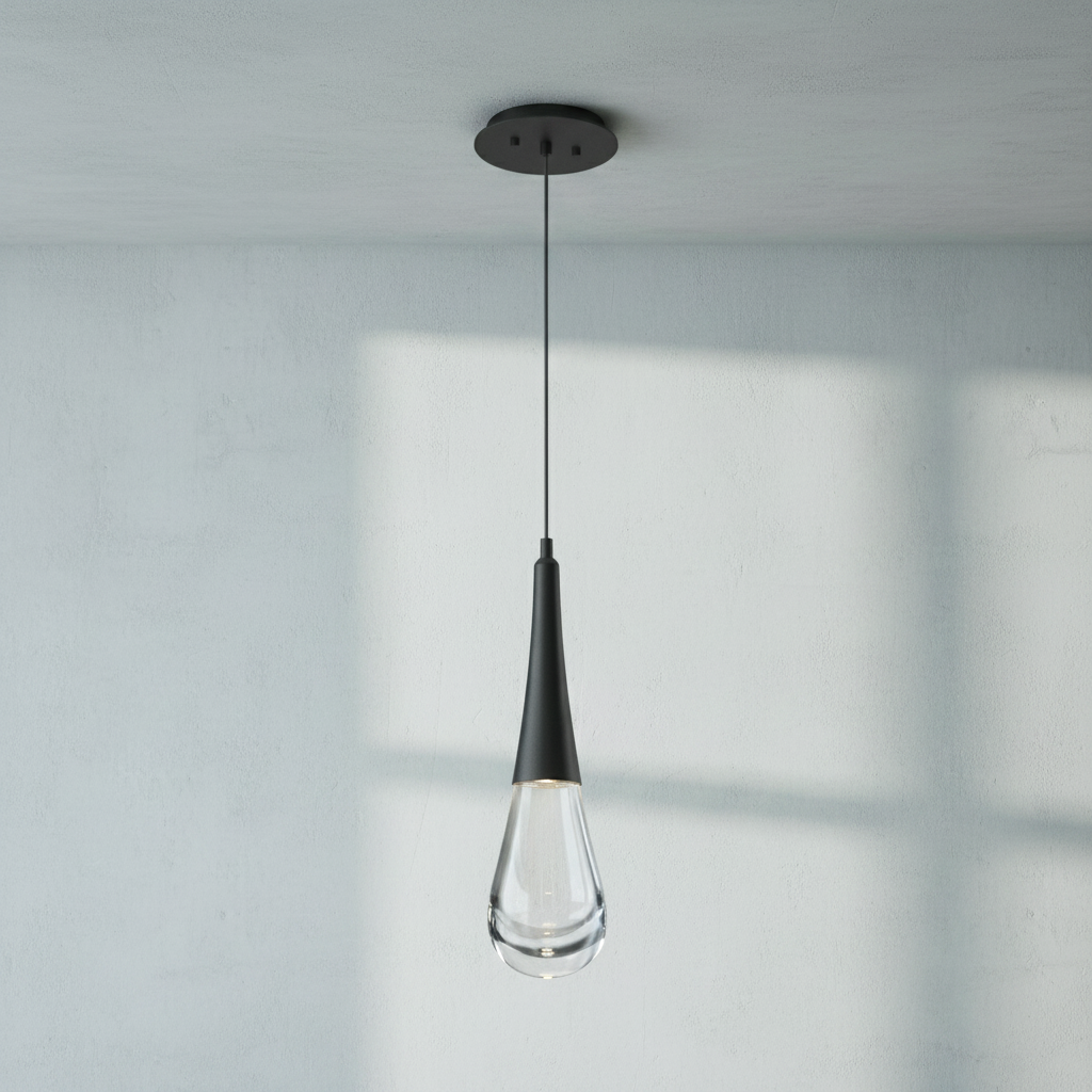 Riviko Raindrop Cascade Single Pendant - Background Shot