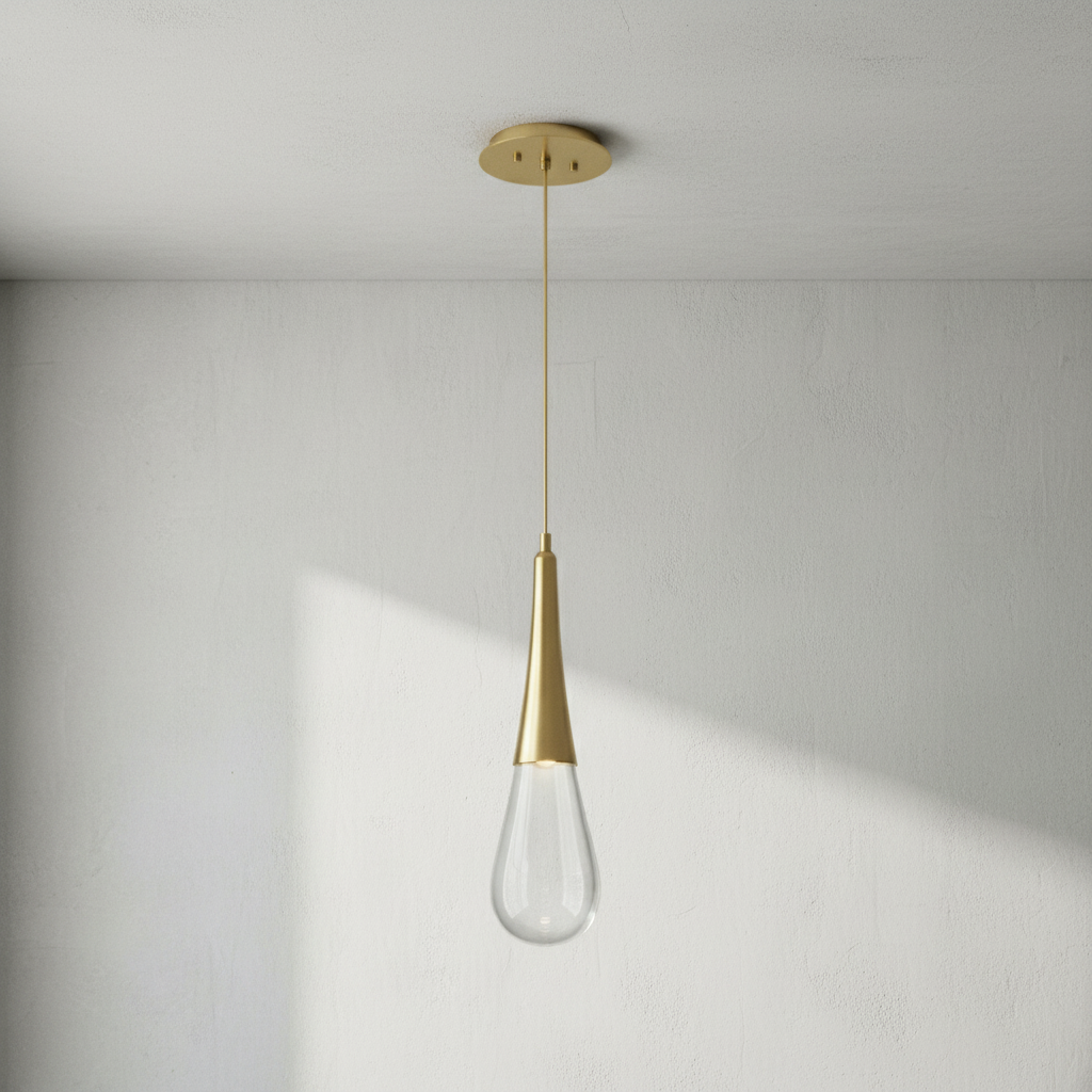 Riviko Raindrop Cascade Single Pendant - Background Shot