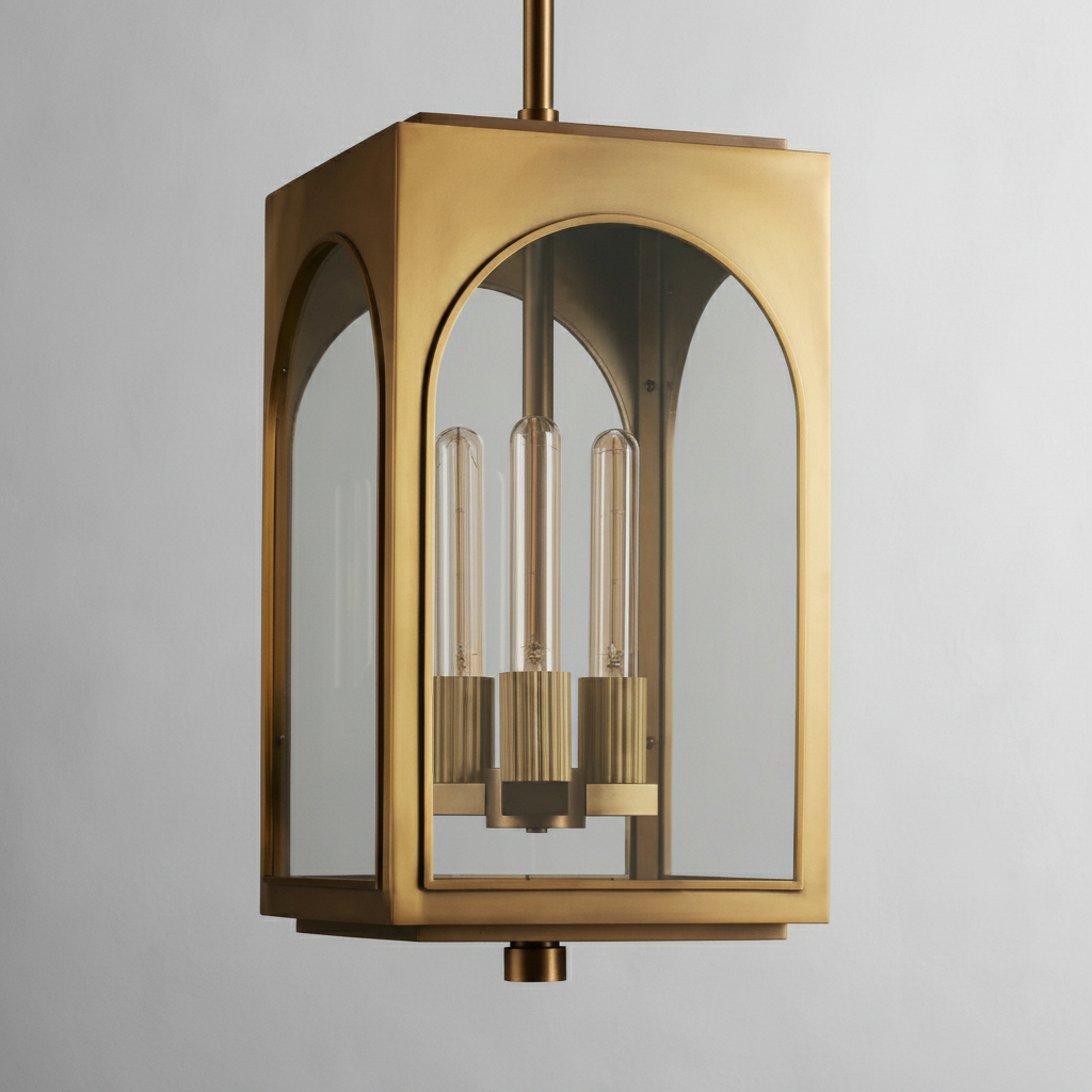 Riviko Veridian Archway Outdoor Pendant - Background Shot