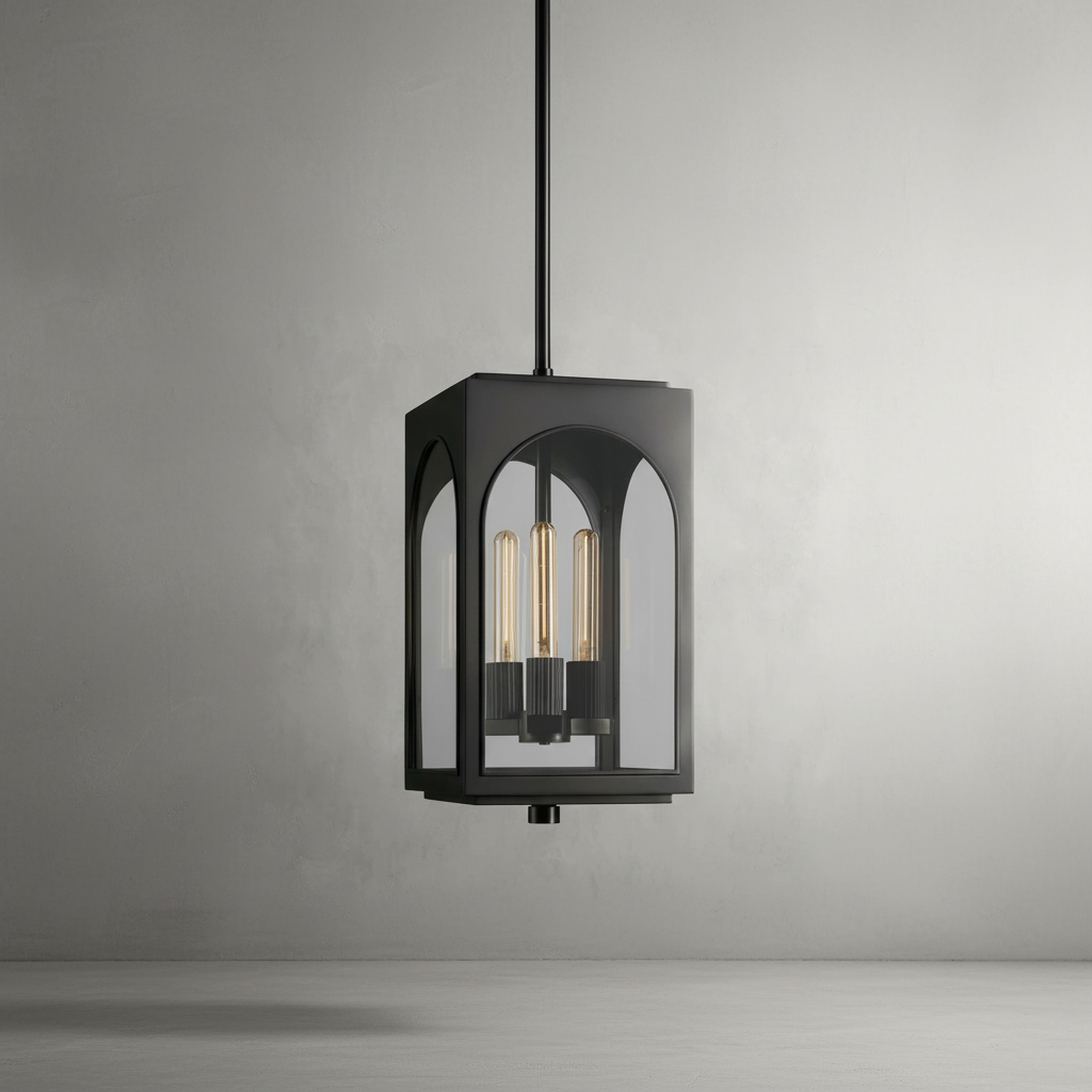 Riviko Veridian Archway Outdoor Pendant - Background Shot