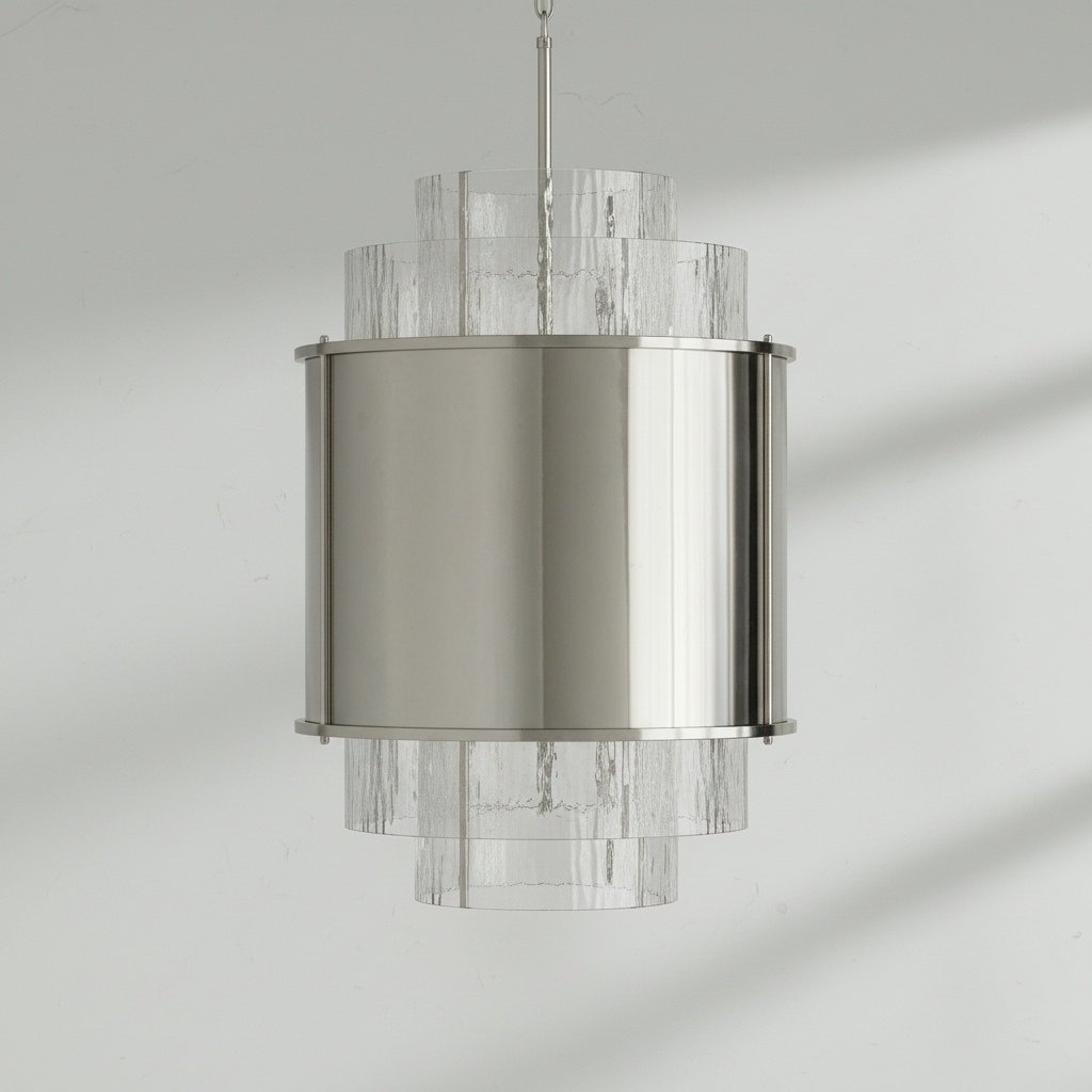 Riviko AuraSphere 3-Light Round LED Pendant - Background Shot