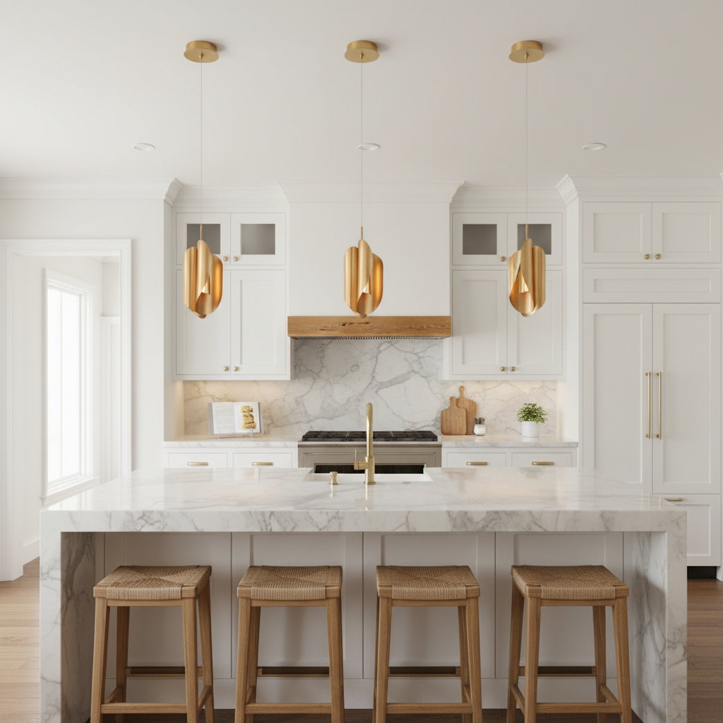 Riviko Tobey Modern LED Pendant - Scene