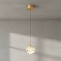 Riviko Alabaster Orb LED Pendant - Background Shot