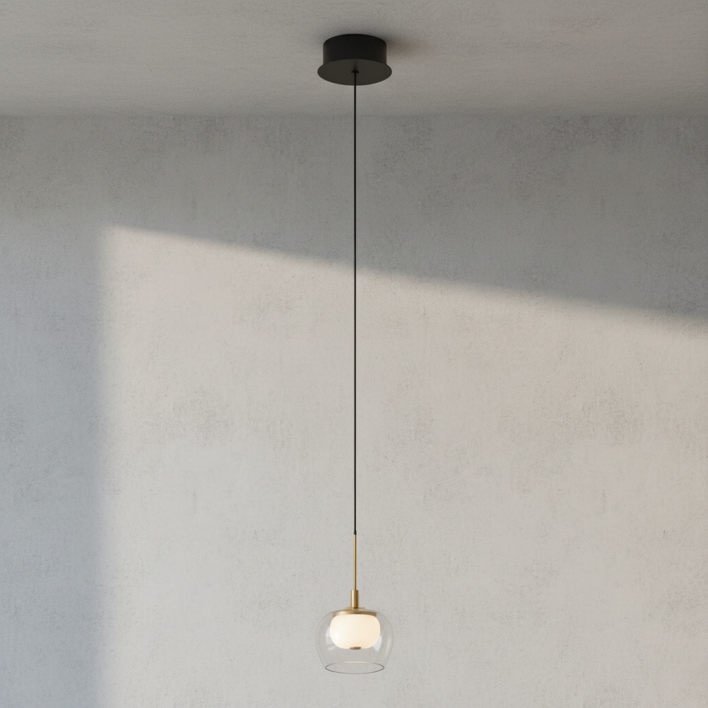Riviko Luminous Orb LED Pendant - Background Shot