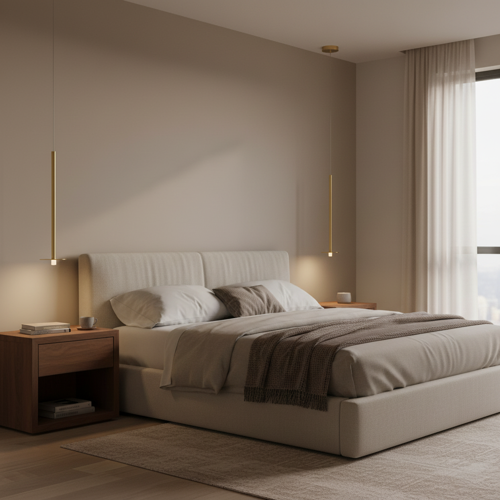 Riviko Zenith Bloom 1-Light LED Pendant - luxury American master bedroom