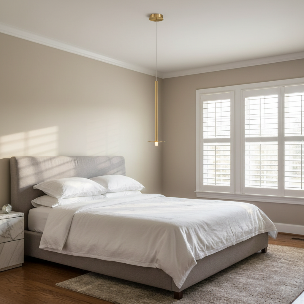 Riviko Zenith Bloom 1-Light LED Pendant - elegant American bedroom