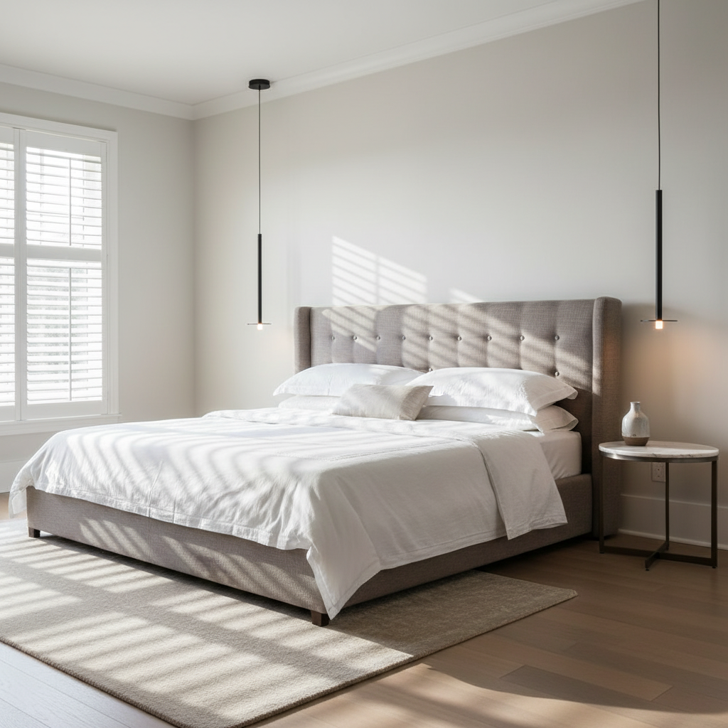 Riviko Ursula LED Pendant - elegant American bedroom