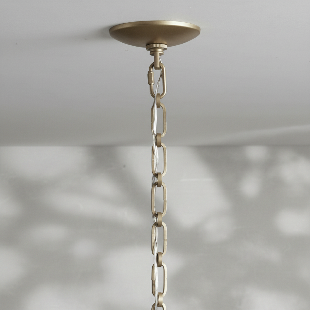 Riviko Veridian Bloom Glass Pendant - Background Shot