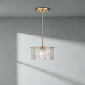 Riviko Glacial Radiance Glass Pendant Light - Background Shot