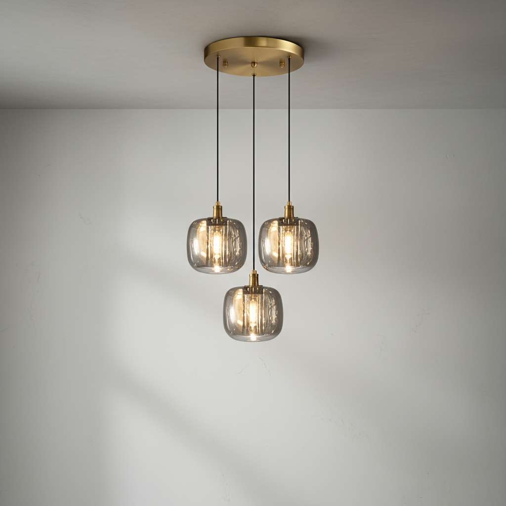 Riviko Cosmic Orb Crystal Pendant Lighting - Background Shot