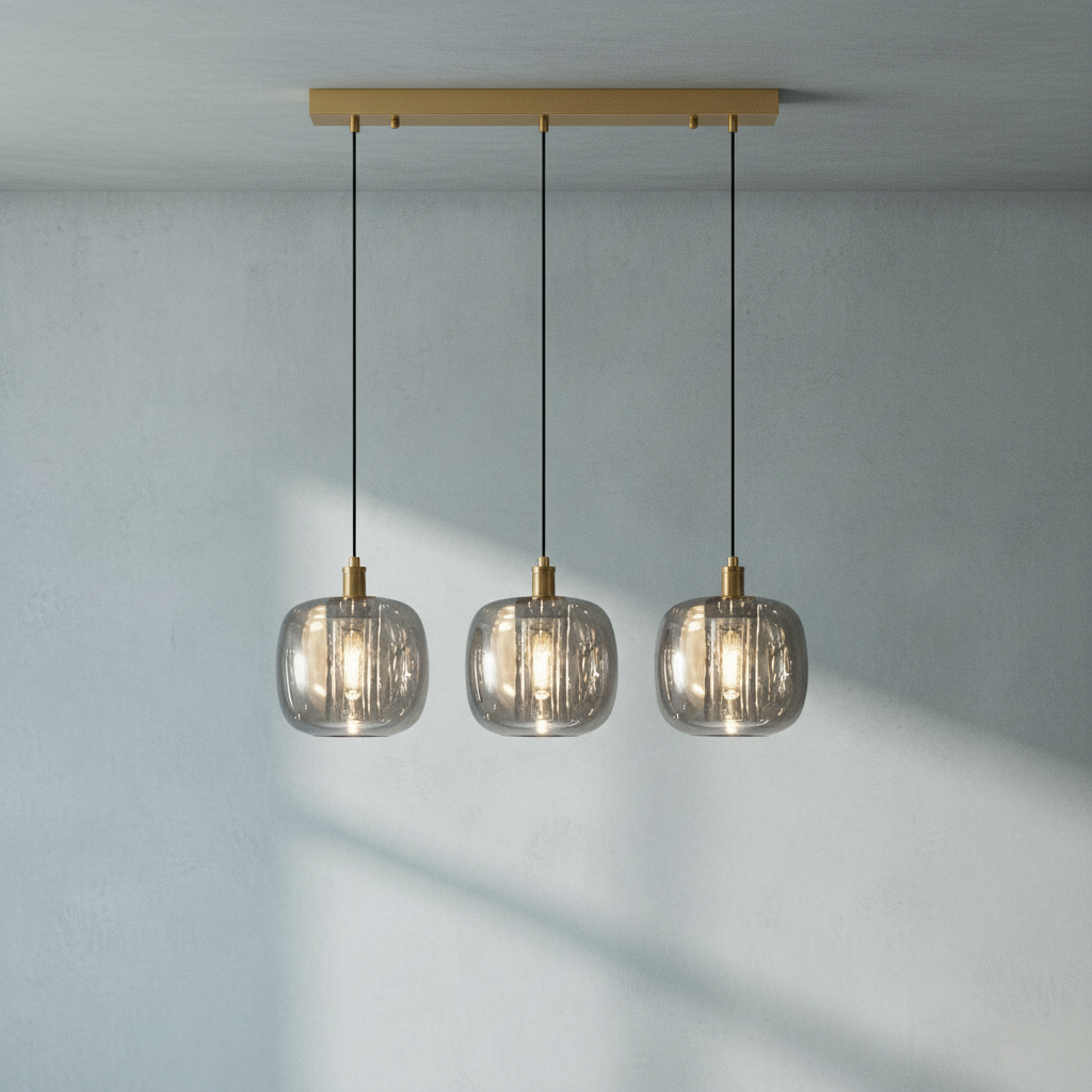 Riviko Cosmic Orb Crystal Pendant Lighting - Background Shot