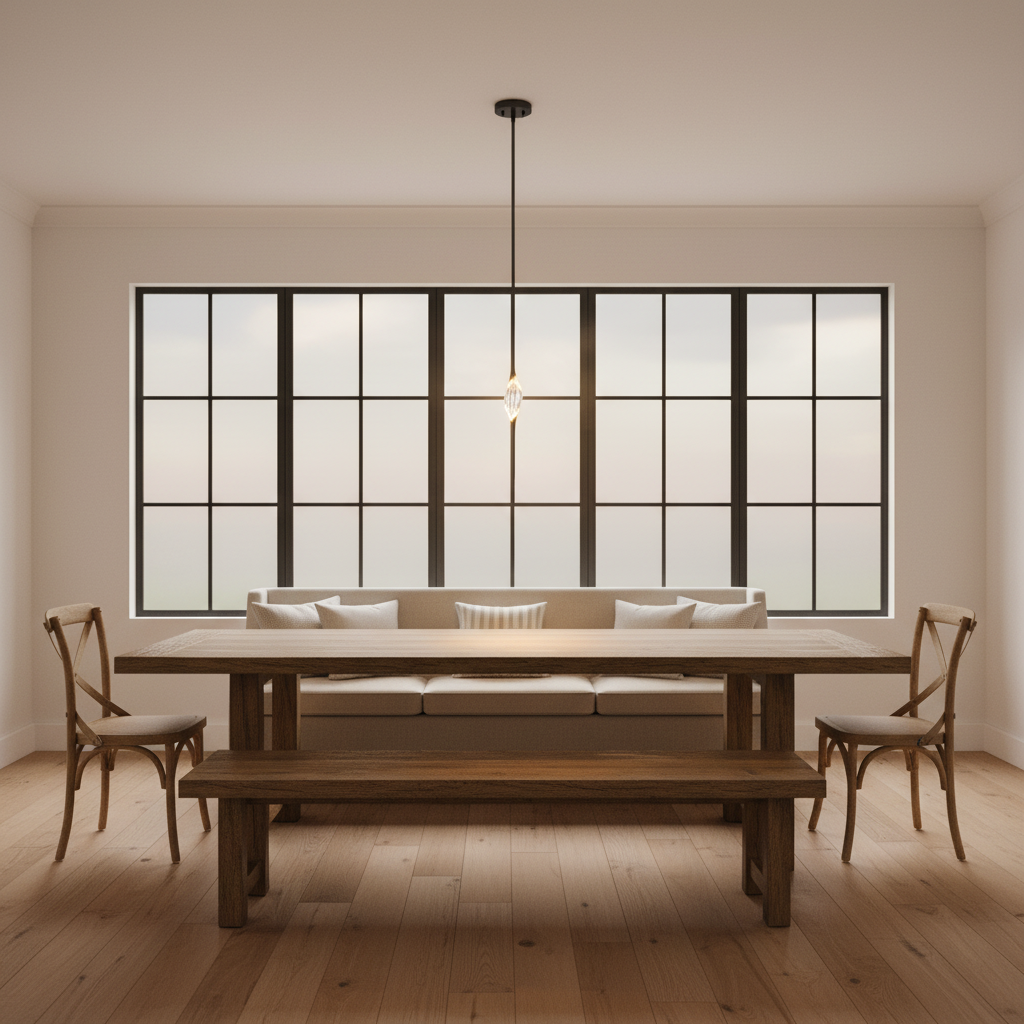 Riviko Callista Modern Crystal Island Pendant Light - Scene