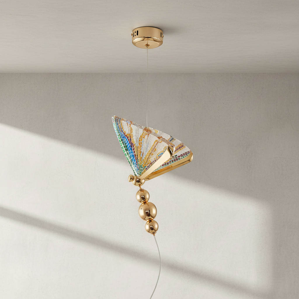 Riviko Fluttering Radiance LED Pendant Light - Background Shot