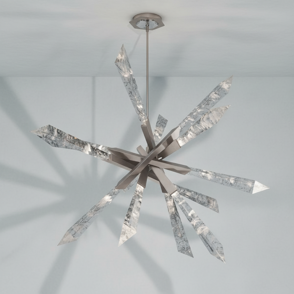 Riviko Celestial Halo LED Pendant Light - Background Shot