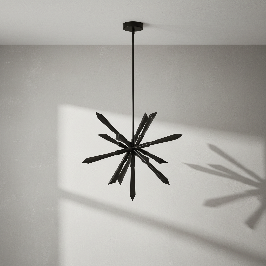 Riviko Celestial Halo LED Pendant Light - Background Shot