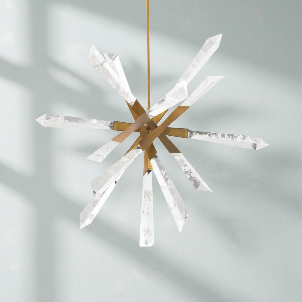Riviko Celestial Halo LED Pendant Light - Background Shot