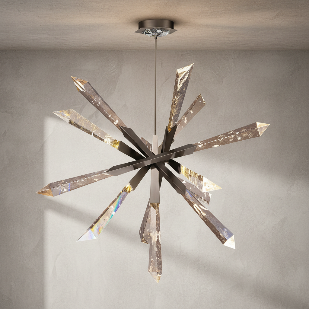 Riviko Celestial Halo LED Pendant Light - Background Shot