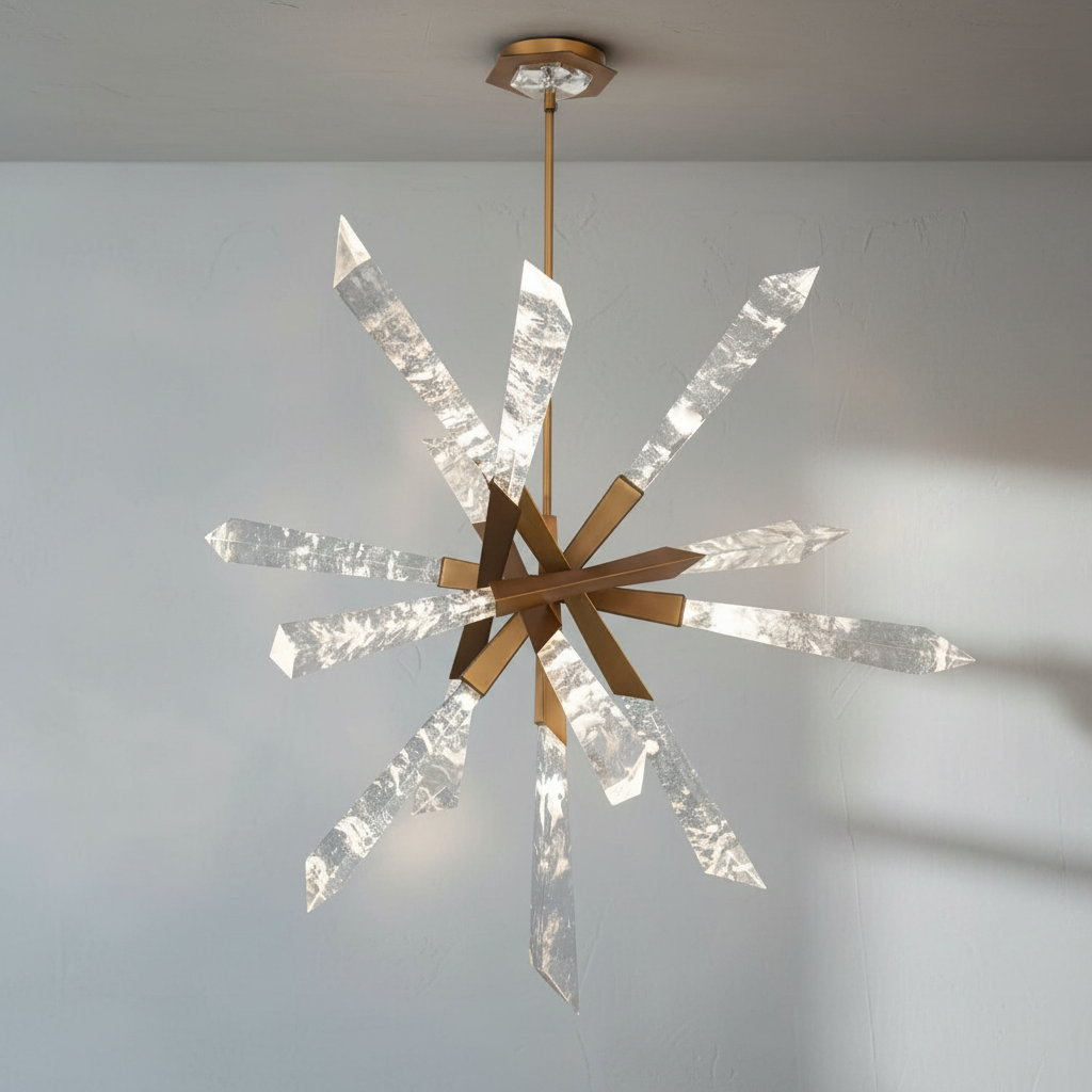 Riviko Celestial Halo LED Pendant Light - Background Shot