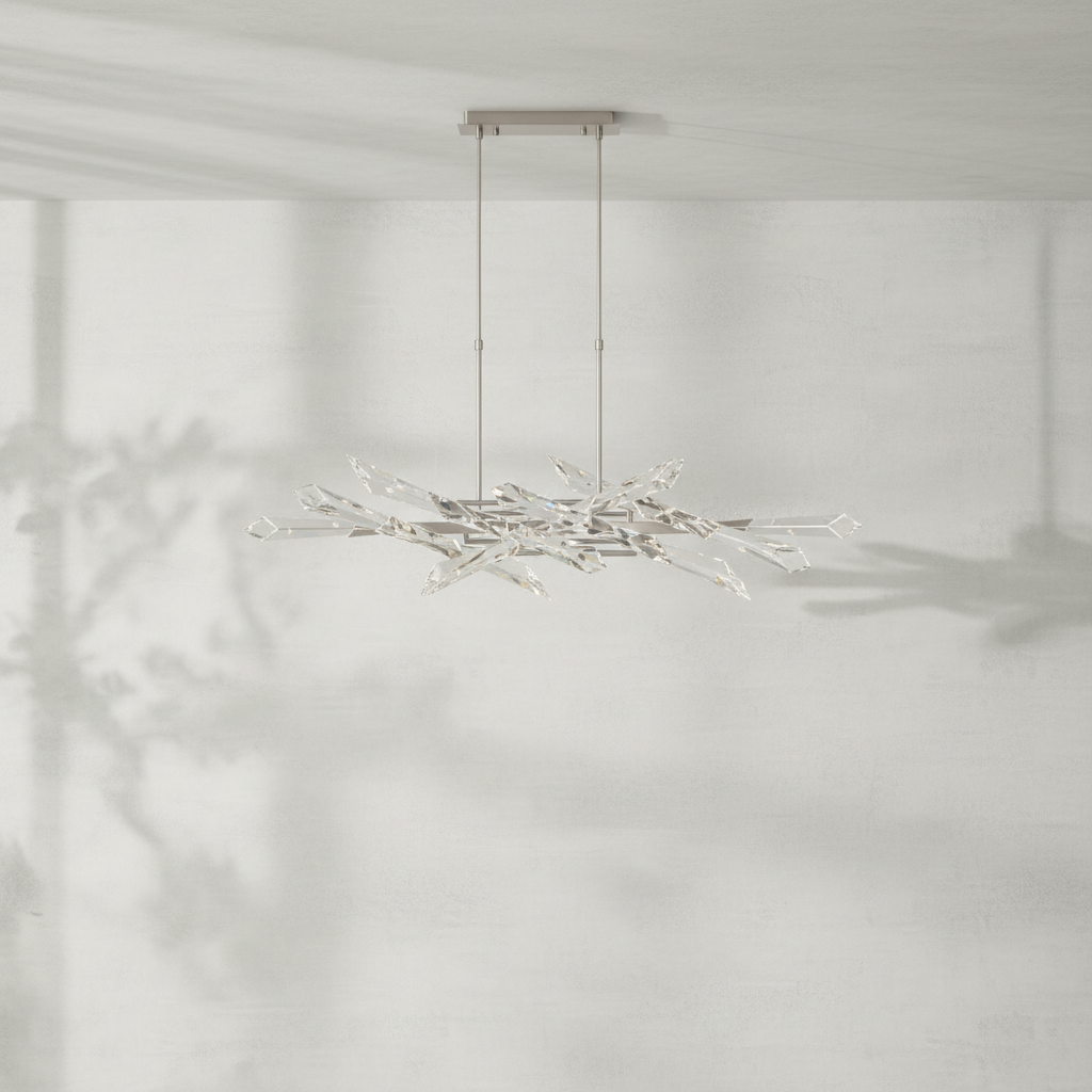 Riviko Radiant Shard Linear LED Pendant - Background Shot