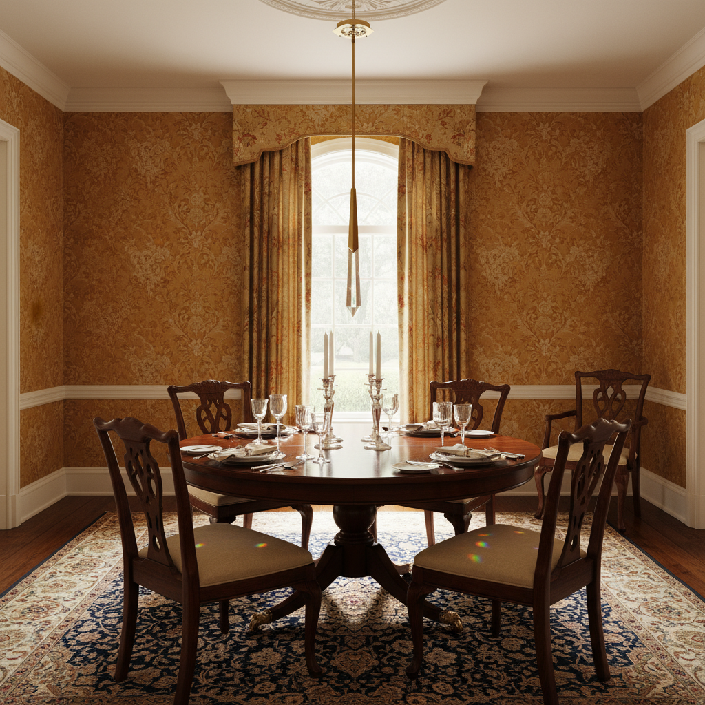 Riviko Solitude Mini LED Pendant Light - formal American dining room