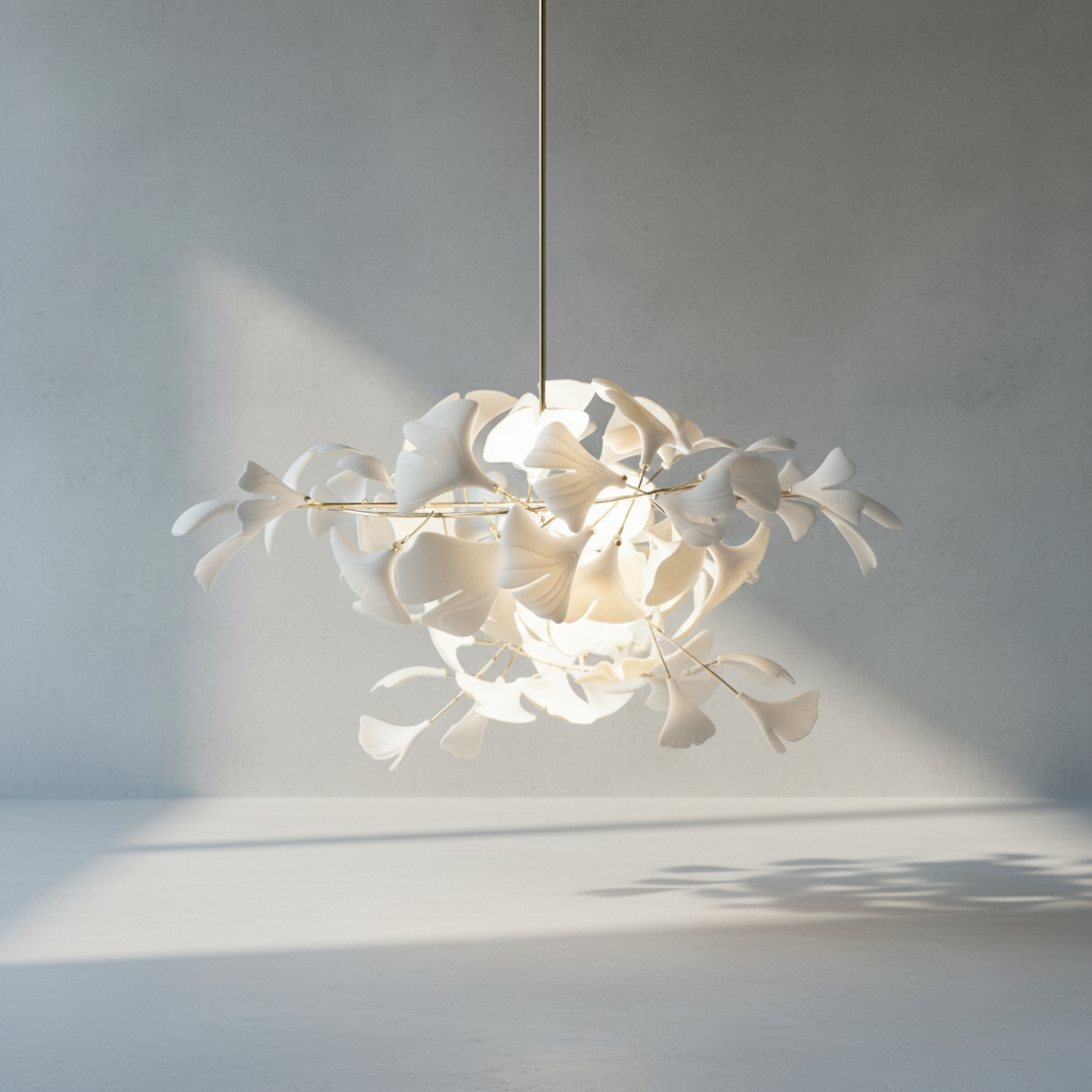 Riviko Ginkgo Canopy Branch Chandelier - Background Shot