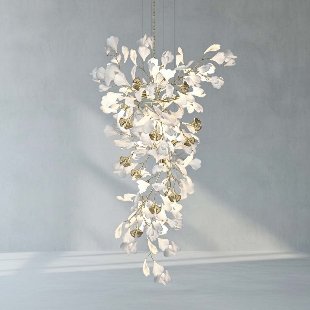Riviko Ginkgo Canopy Branch Chandelier - Background Shot