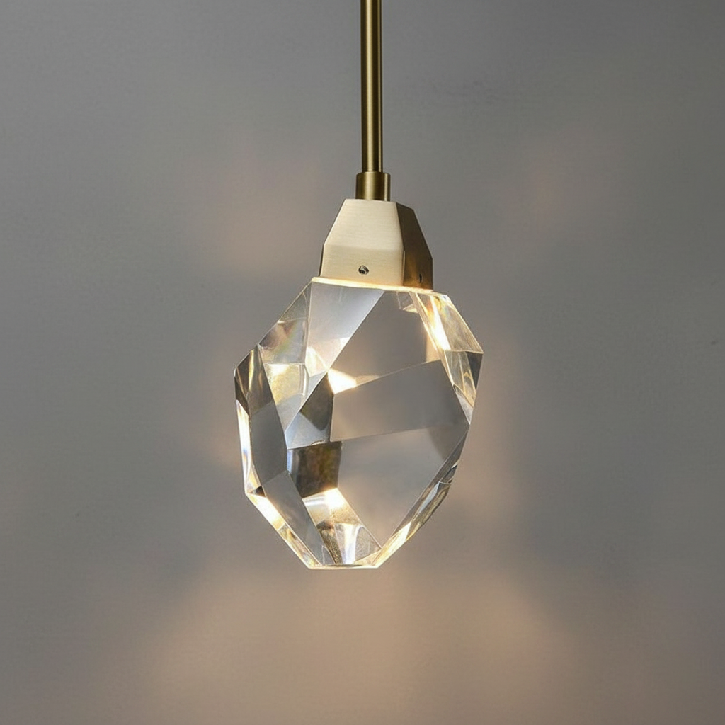 Riviko Radiant Facet Single Pendant - Background Shot